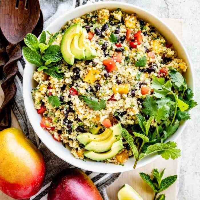 southwest quinoa salad with mango and black beans sq 040 _ Deximpo International Limited